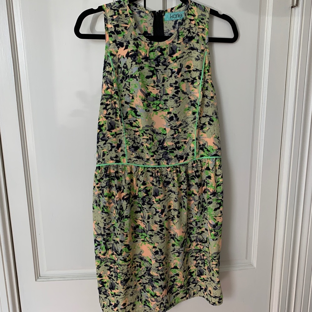 Karlie Print Dress